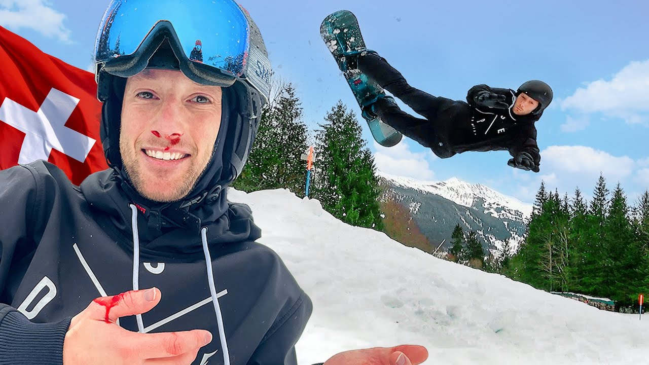SALTO LEREN OP MIJN SNOWBOARD! *Pijnlijk*