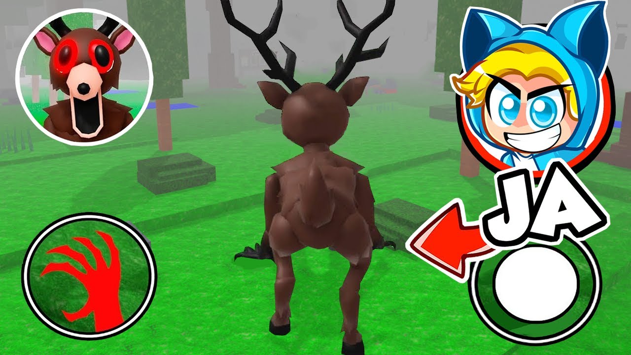 GRAM JAKO STRASZNY JELEŃ Z 99 NOCY w LESIE w ROBLOX!