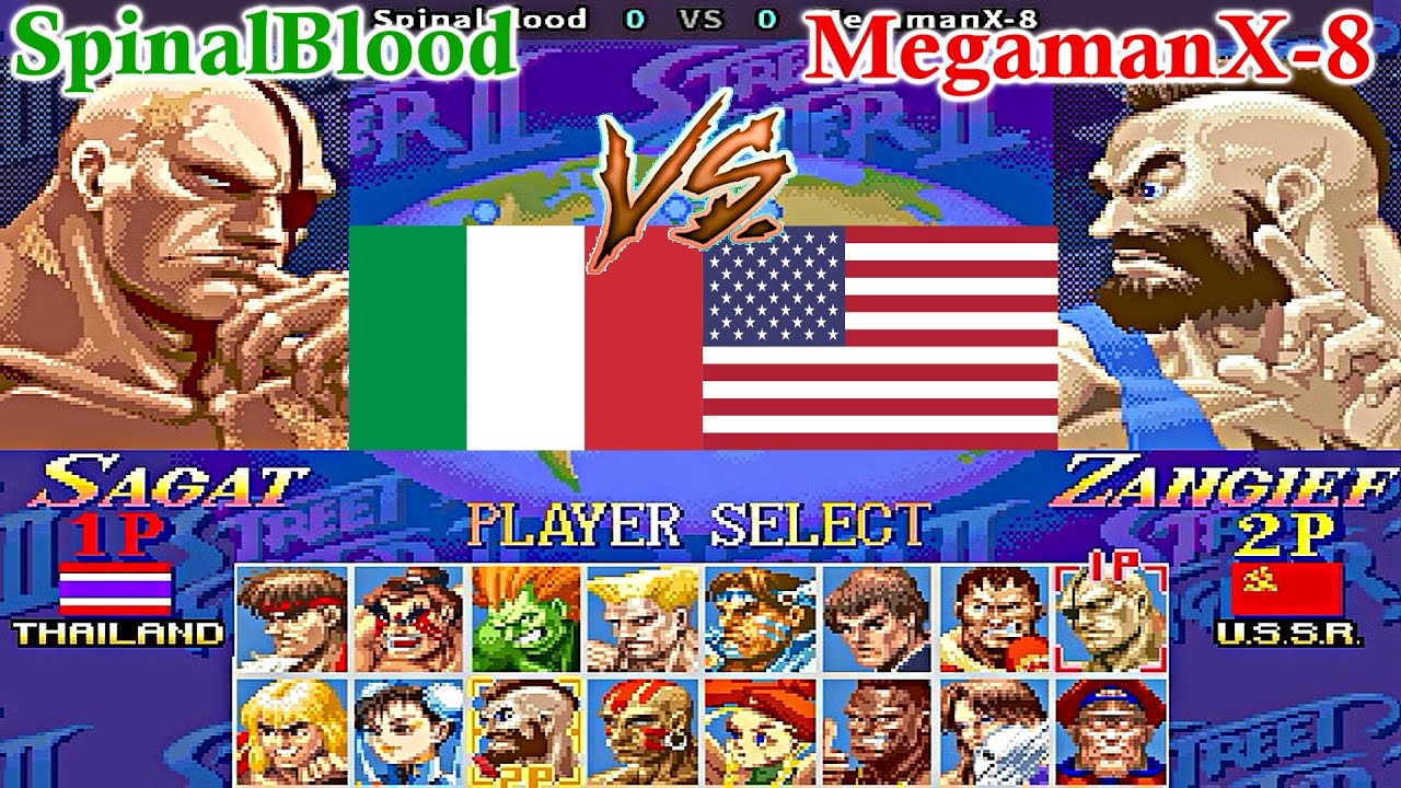 Super Street Fighter II X: Grand Master Challenge - SpinalBlood vs MegamanX-8