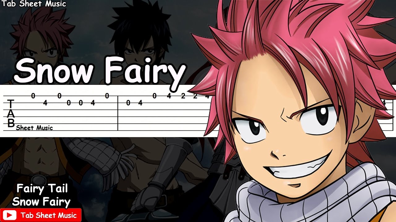 Fairy Tail OP 1 - Snow Fairy Guitar Tutorial