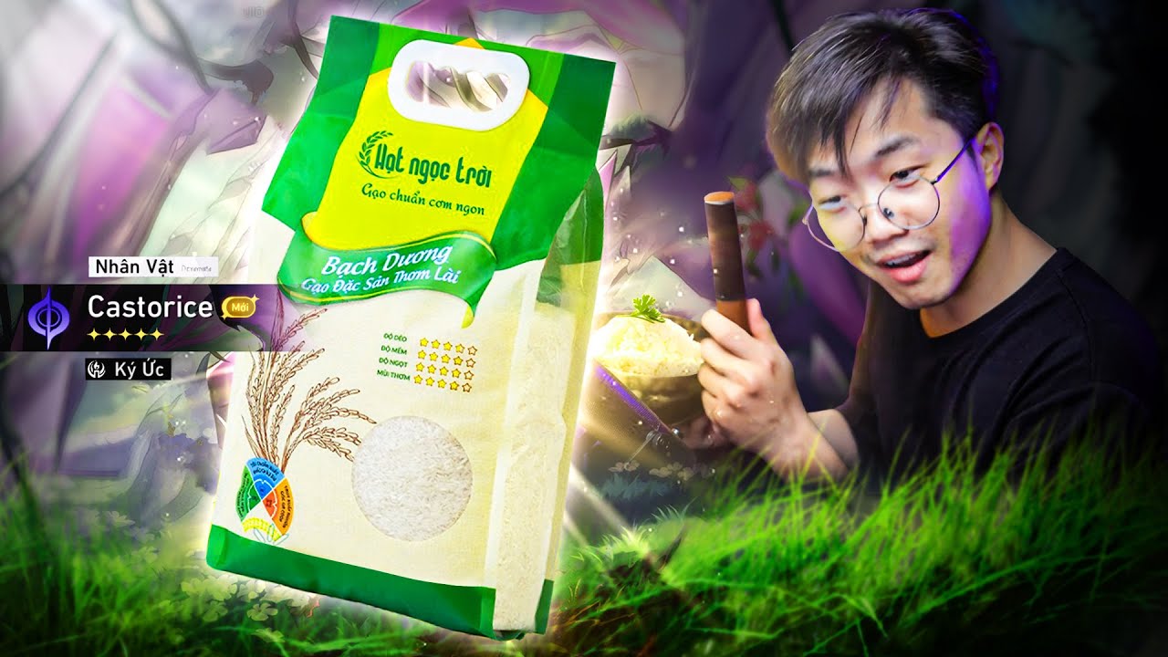 Chu&ocirc;ng G&otilde; Li&ecirc;n Tay, Rước Ngay B&eacute; Gạo - 715 Gaming Gacha Castorice Honkai Star Rail!