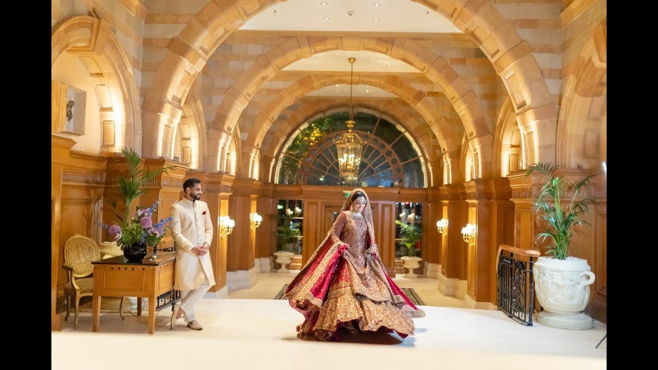 The Pakistani Wedding Highlights of Sheraz & Fauzia  at The Landmark Hotel in London.