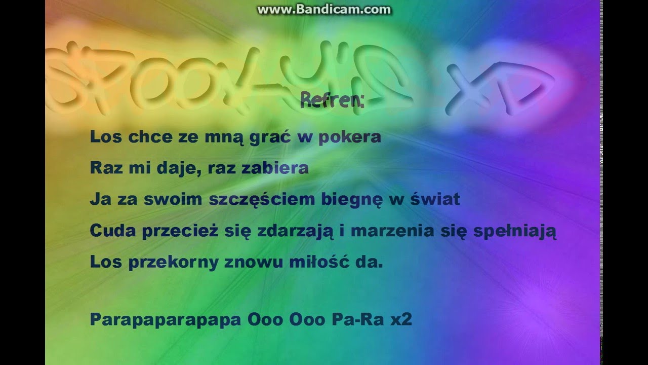 Akcent-Przekorny Los  TEKST