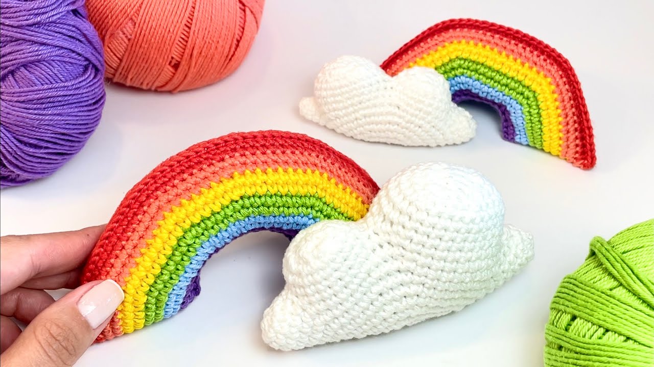 Arco-íris de Amigurumi - Qualquer Tamanho - Seu Amigurumi sem Receita - Padrão Dona Maria