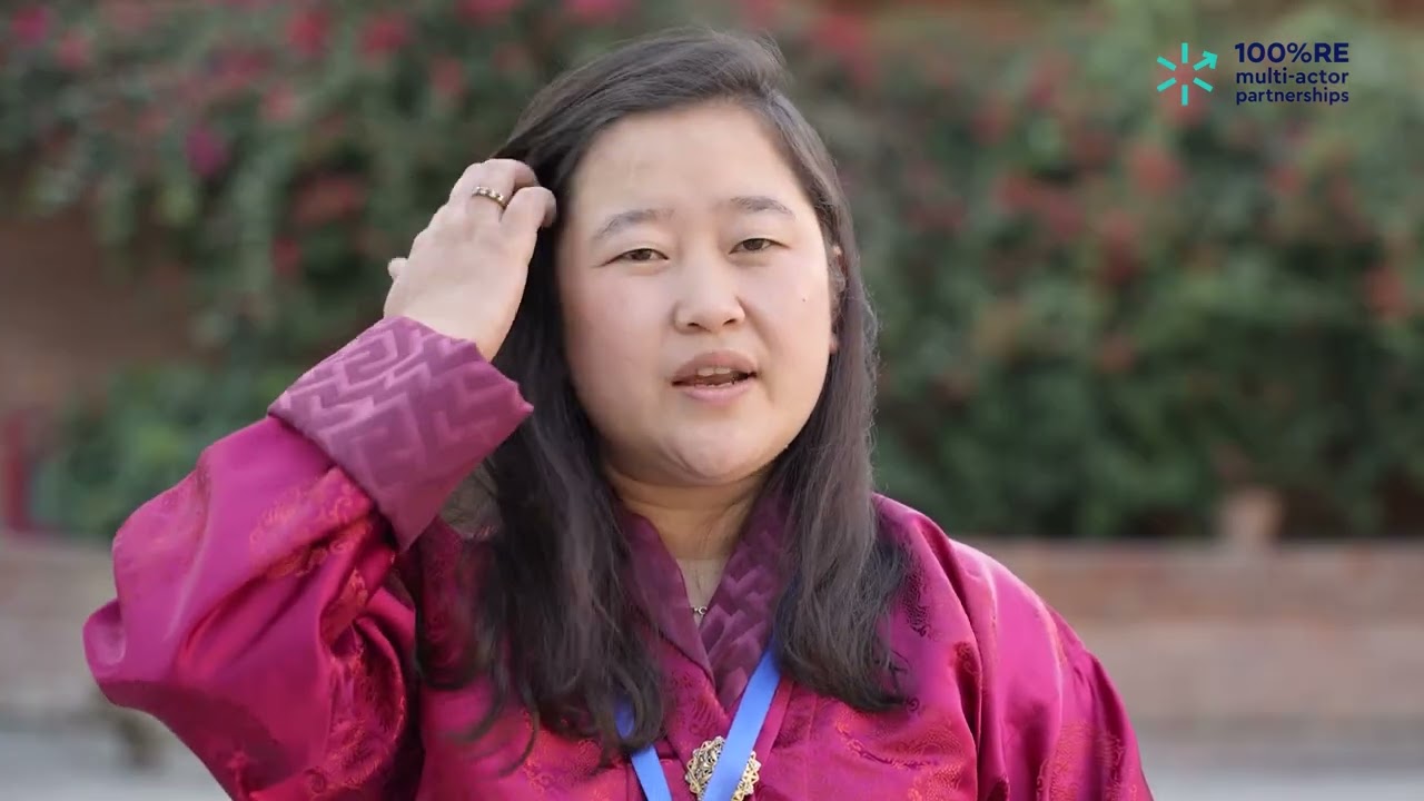 Initiatives by the Government of Bhutan to achieve 100% RE | Dechen Dema