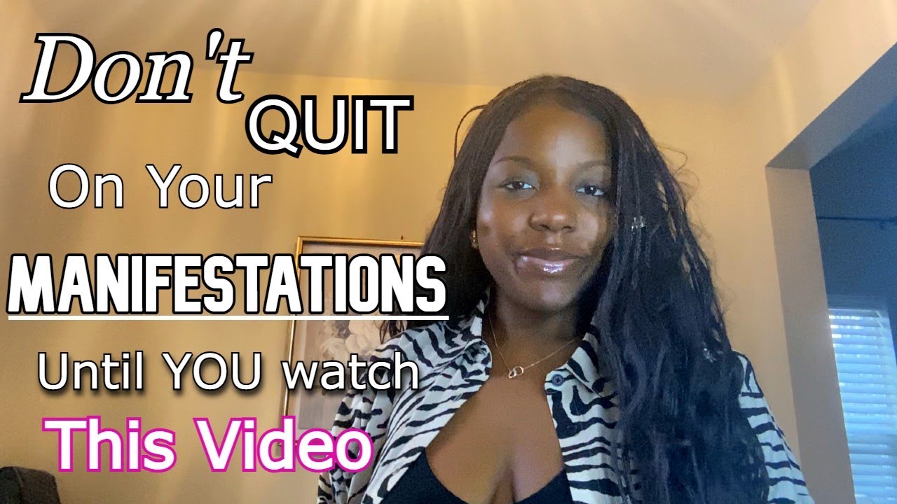 If you’re ready to give up on manifestation, watch this video | Manifest It, Finesse It Workshop