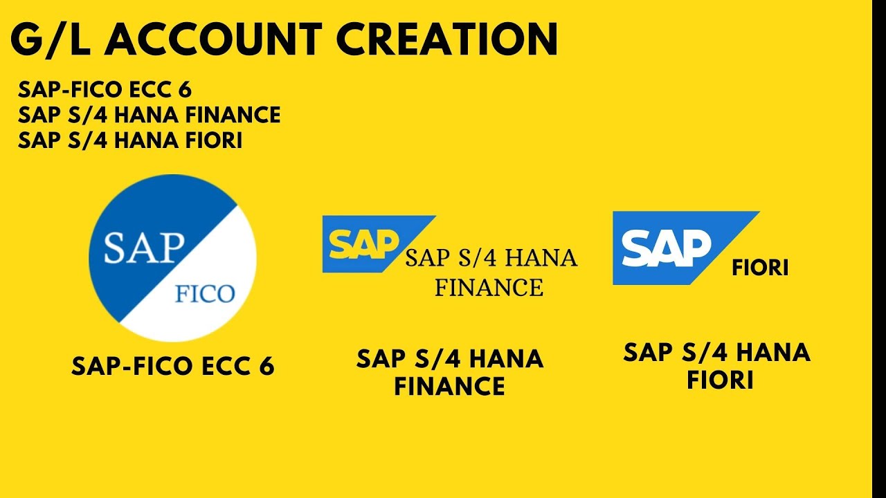 G/L Account Creation in SAP-FICO ECC 6 vs SAP S/4 Hana Finance vs SAP S/4 Hana FIORI in Urdu/Hindi