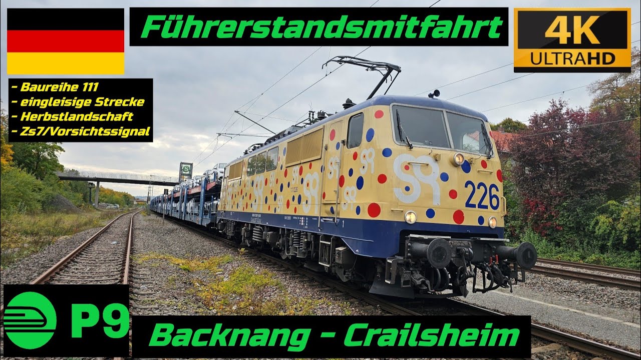 Führerstandsmitfahrt Backnang - Crailsheim