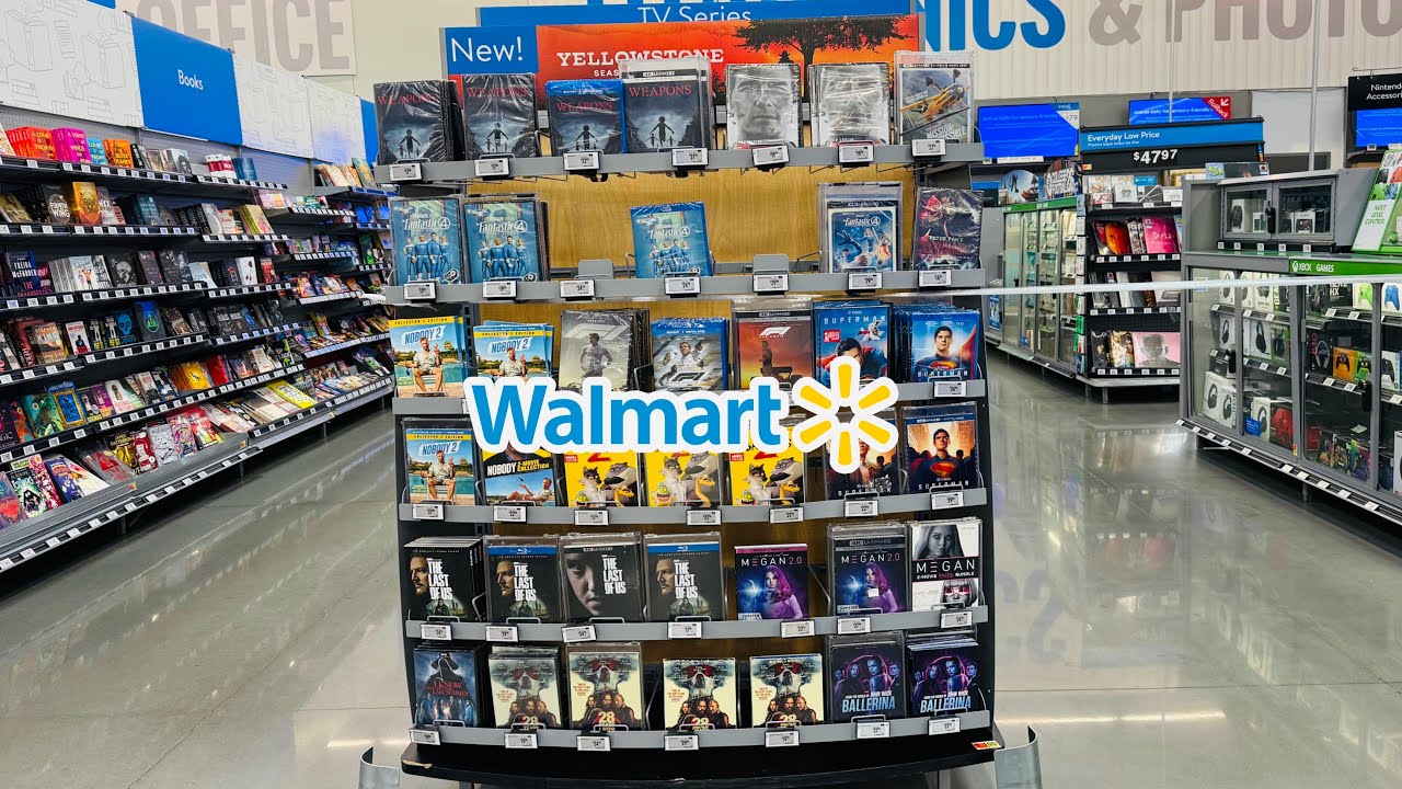 Walmart Новые фильмы 4K Blu Ray высокой четкости DVD Физический носитель