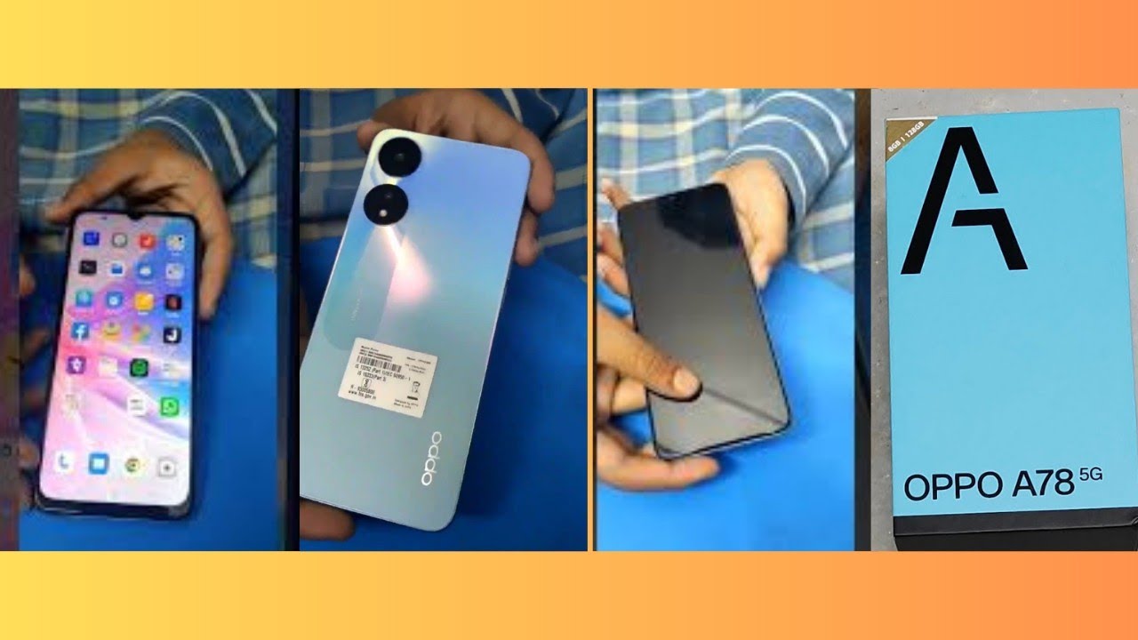 Unboxing,Review OPPO A78 5G Phone,(33W fast charge 8GB RAM 128 storage) #bestmobile #oppoa785g #oppo