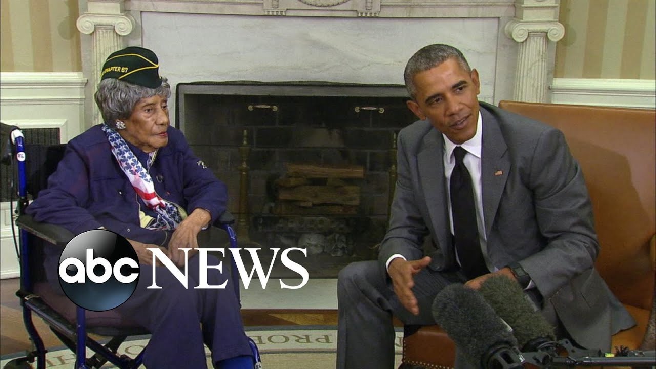 Oldest Military Veteran Meets President Obama, Shares Her Secret to Staying Young