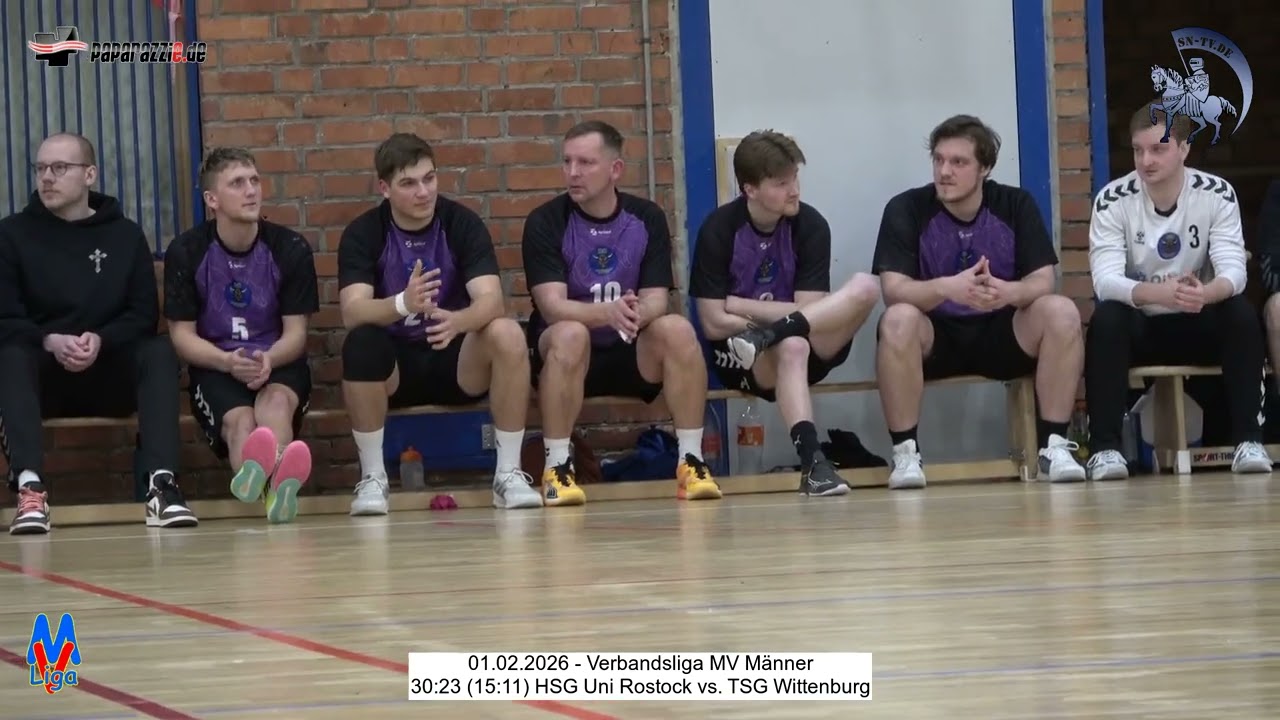 30:23 (15:11) HSG Uni Rostock vs. TSG Wittenburg - 01.02.2026