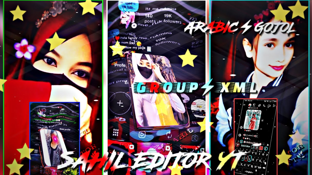 Instagram Group Xml🔰Arabic song🫴Teka Lali Lipstick🤌Ramzan special Video📸#Xml_file @Sahil_editors_yt 