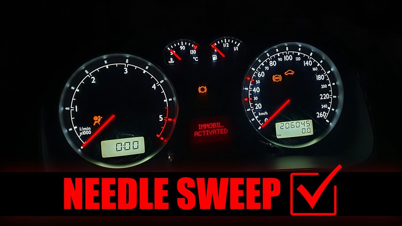 Kako aktivirati NEEDLE SWEEP na GOLFu IV