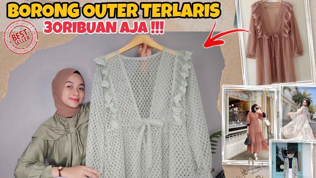 SHOPEE HAUL OUTER BESTSELLER TERBARU 30-70RIBUAN !!! CAKEP BANGETTT