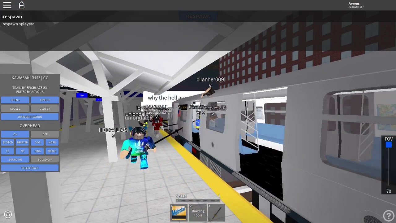 ROBLOX: Subway Train Simulator - Operating R143 (J) & (M) Trains