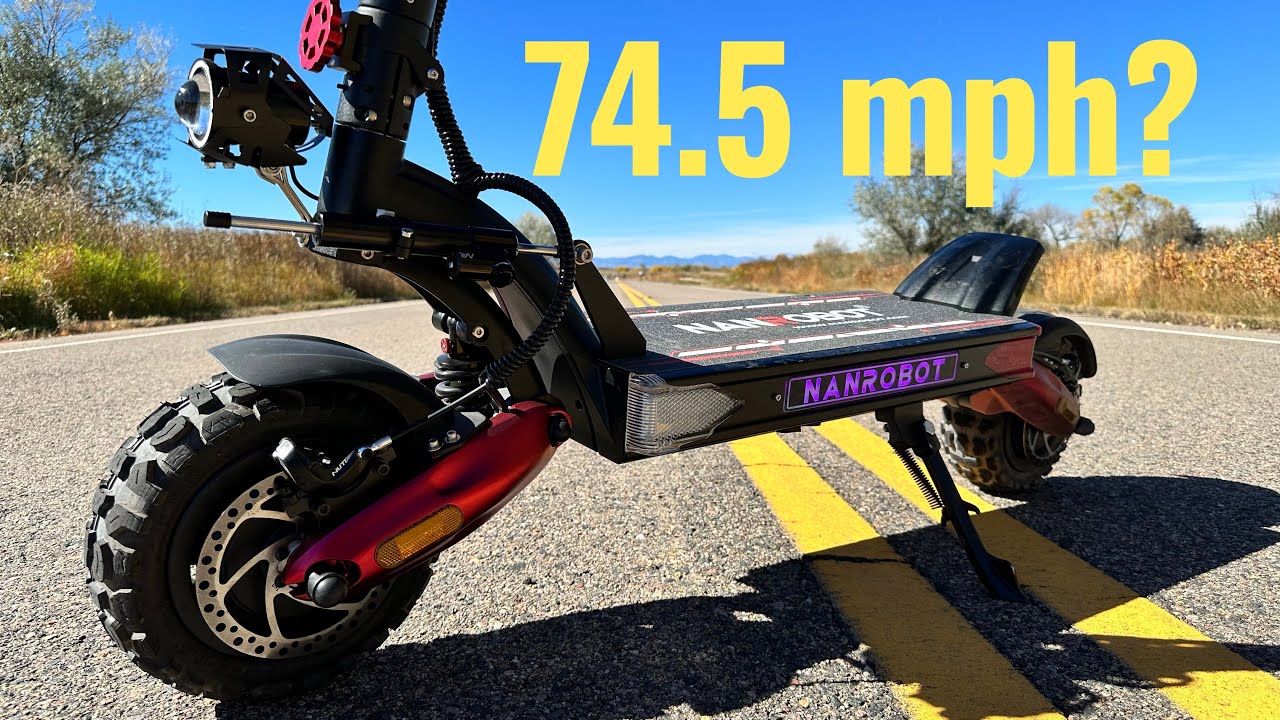 We Pushed this New Flagship Escooter to its Limit: 2024 Nanrobot LS7+ 72V Review