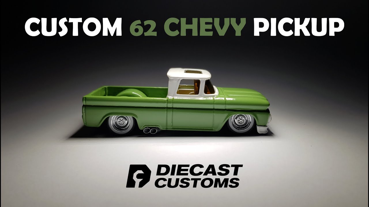Custom Hot Wheels 62 Chevy Pickup