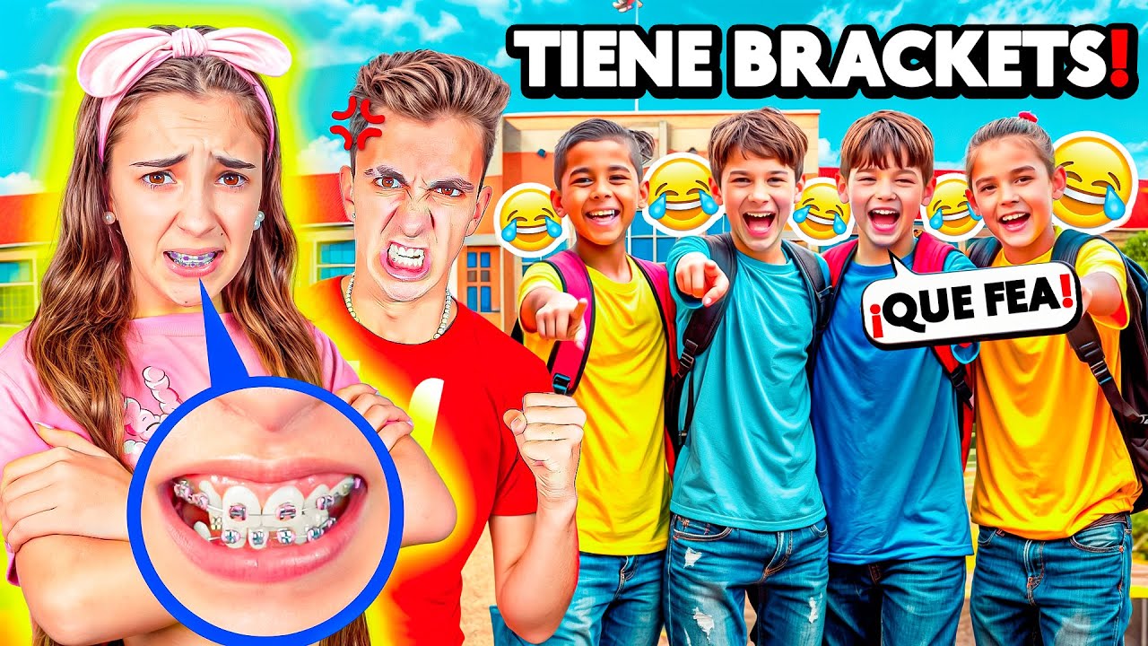 SE RIEN DE MI HIJA POR PONERSE BRACKETS EN EL COLEGIO…