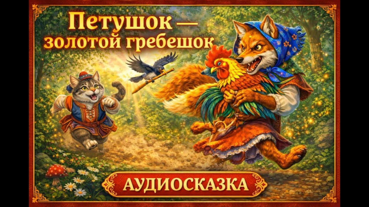 петушок золотой гребешок #засыпайка #сказка #аудиосказка