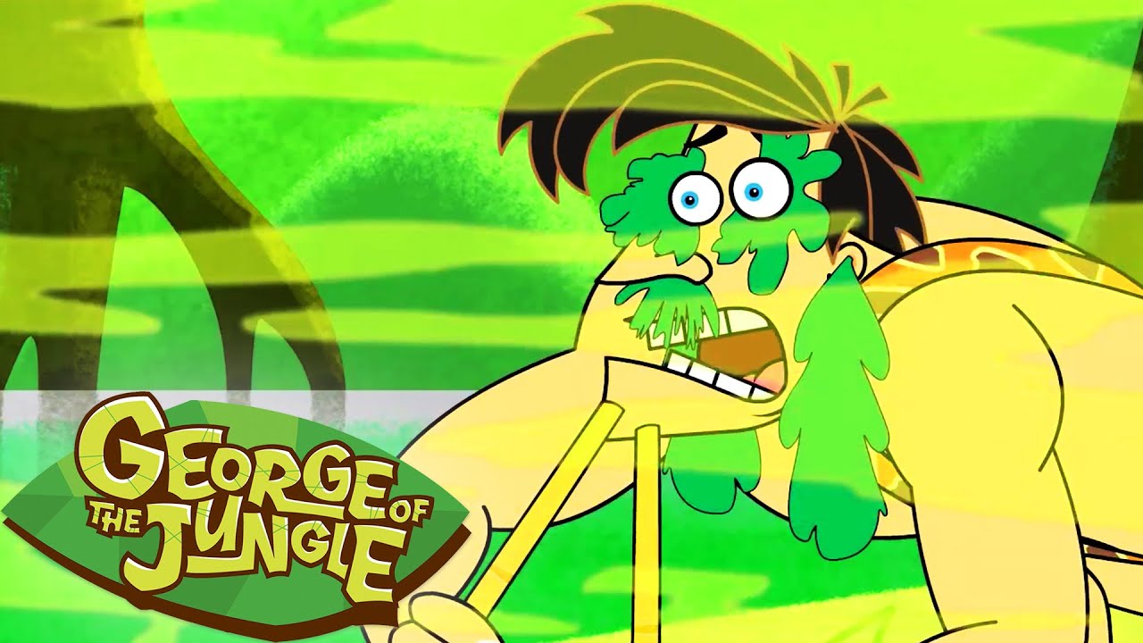 What Is That Smell? 🤢 | George of the Jungle | 1 Hour Compilation | Cartoons For Kids