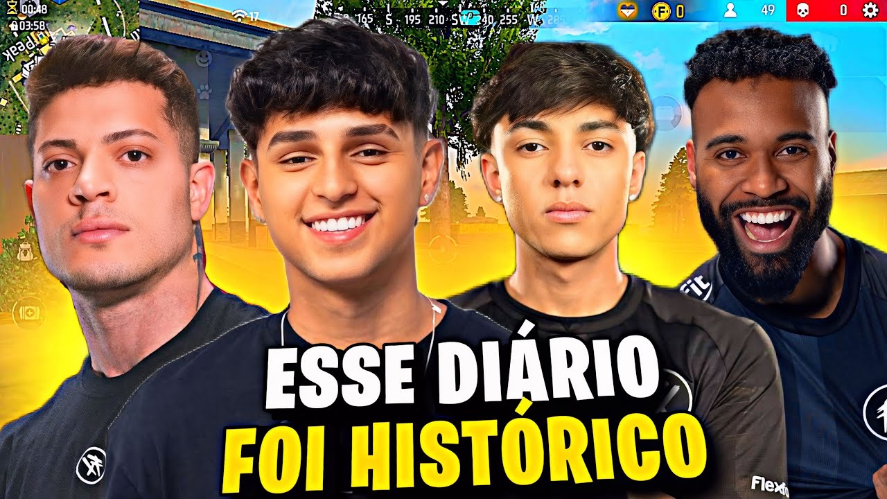 HISTÓRICO!! ESSE DIÁRIO APOSTADO QUEBROU TODOS OS RECORDS!! FREE FIRE! REACT