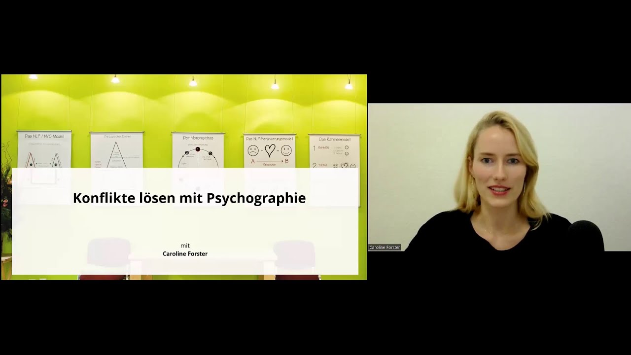 Konflikte lösen mit Psychographie - Caroline Forster