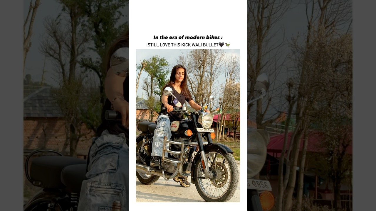 My true love 🐎 #bulletgirl  #bulletlover #bulletridergirl #royalenfield #bullet350 #ytshorts