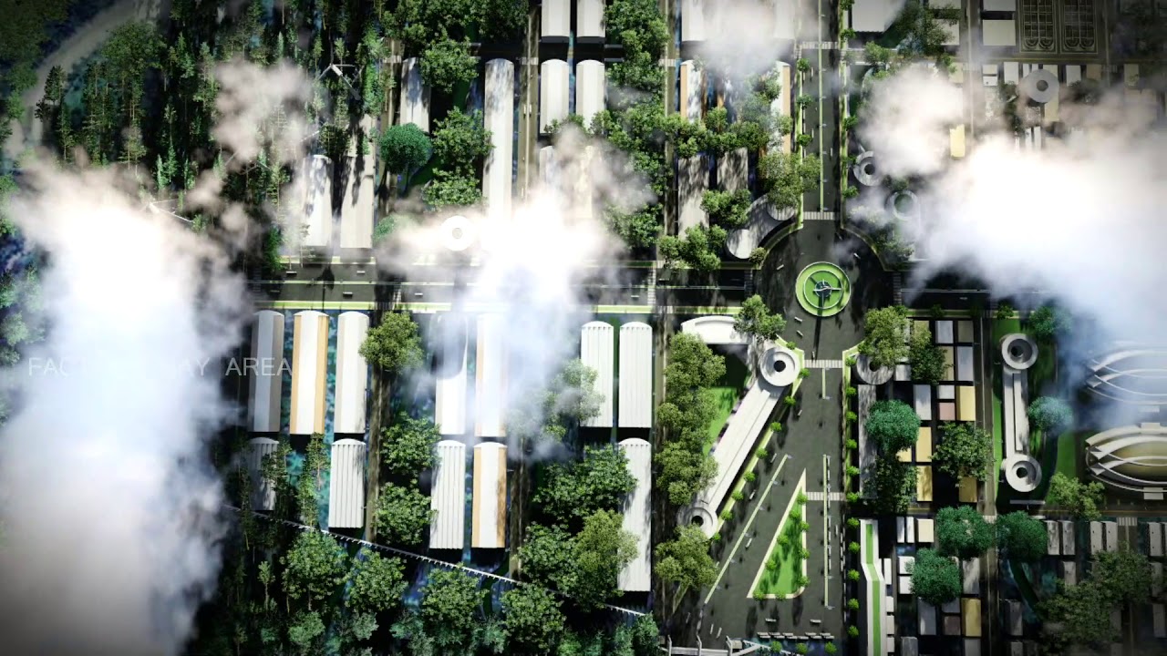 Mirshorai BEPZA Economic Zone Master Plan Animation