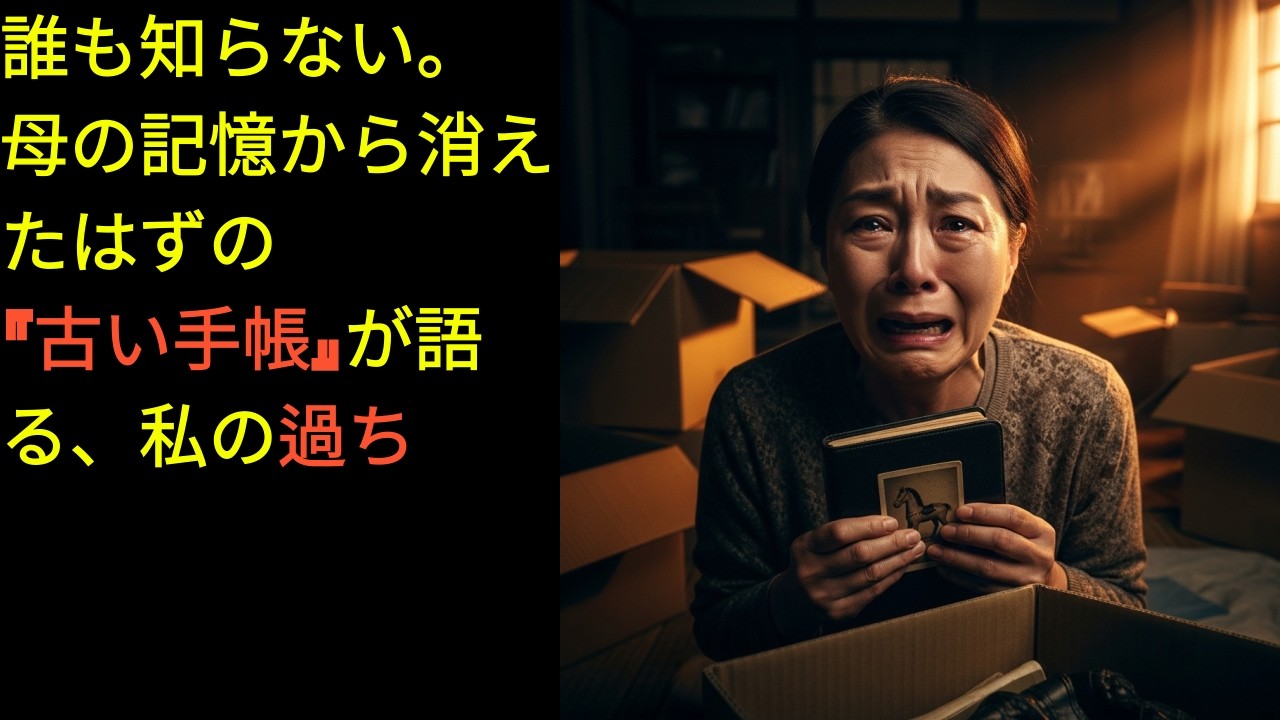 誰も知らない。母の記憶から消えたはずの『古い手帳』が語る、私の過ち