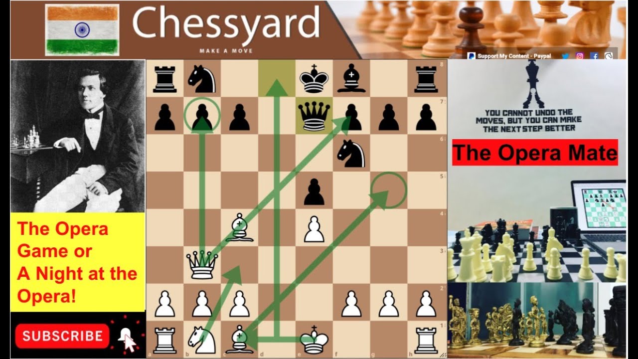 What is Opera Mate, The Opera Game, A Night at The Opera? How to play against the Philidor Defense?