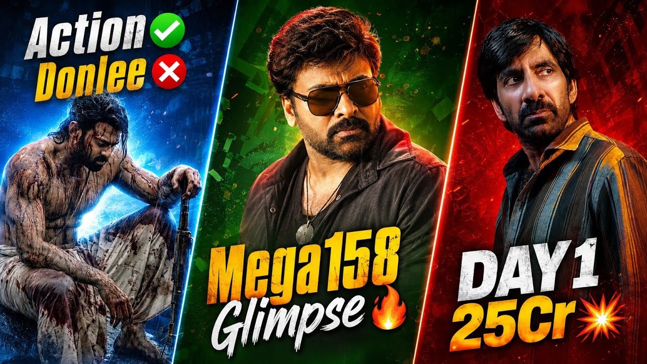 SPIRIT And FAUZI Updates🔥| Chiranjeevi MEGA158 Glimpse💥| IRUMUDI Day 1 Collections🙏| POML