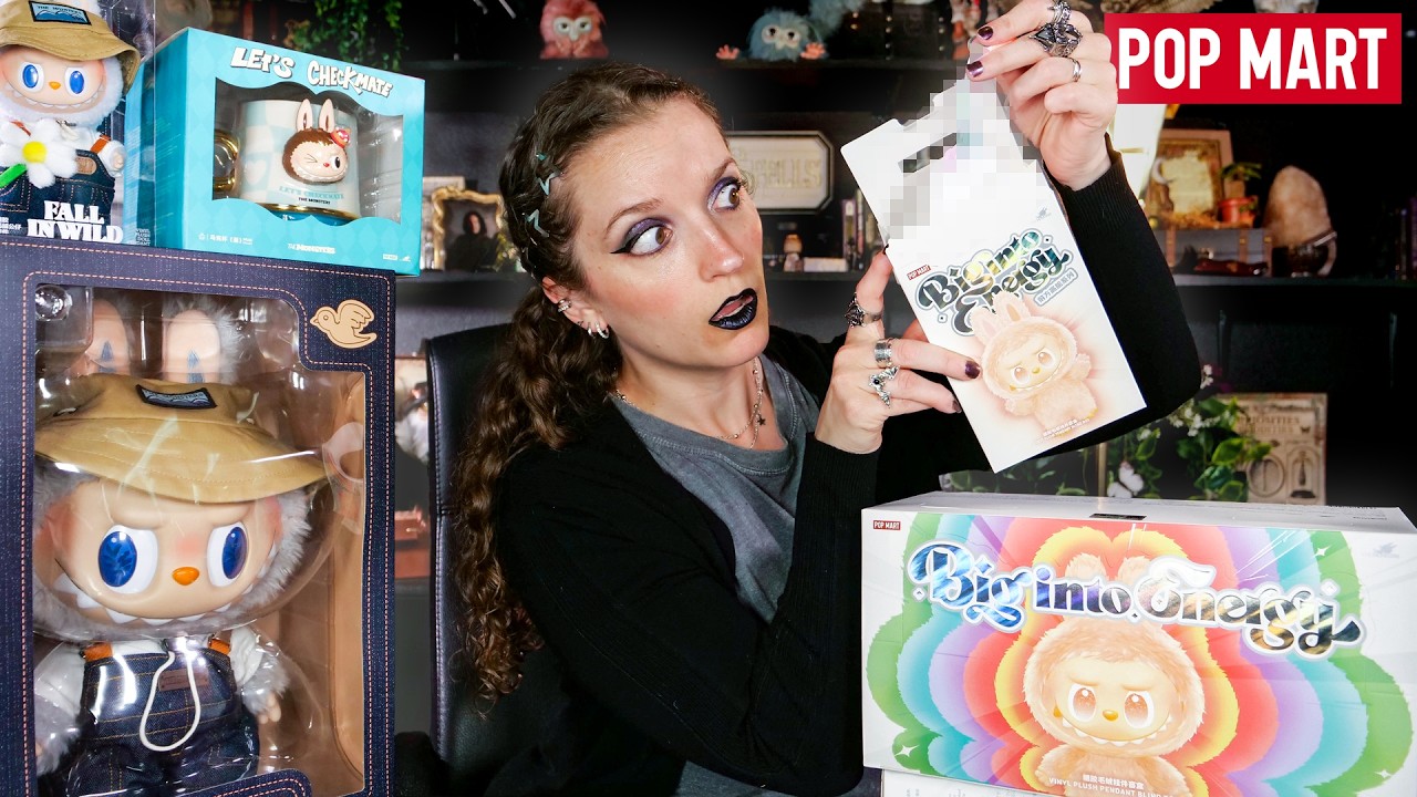Labubu 'Big Into Energy' Full Pop Mart Box & More Labubus! 💜💚❤️💙