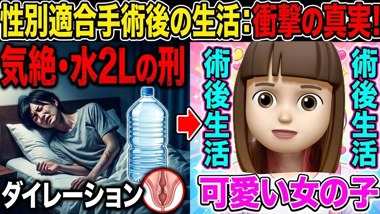 【MTF】性別適合手術後の回復過程,入退院生活【トランスジェンダー】