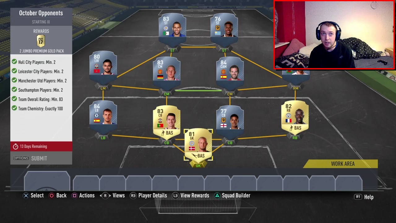 PL Player Of The Month Hazard Squad Builder Challenge - October Opponents Cheapest Method
