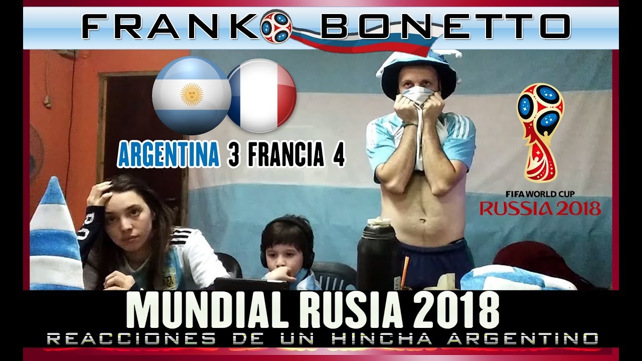 Argentina 3 Francia 4 | Reacciones de Hinchas Argentinos | Copa del Mundo