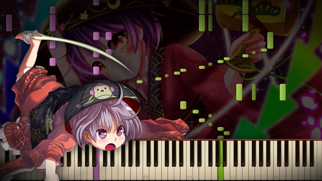 Synthesia: Touhou 14 - Kobito of the Shining Needle ~ Little Princess | Marasy | Piano Tutorial