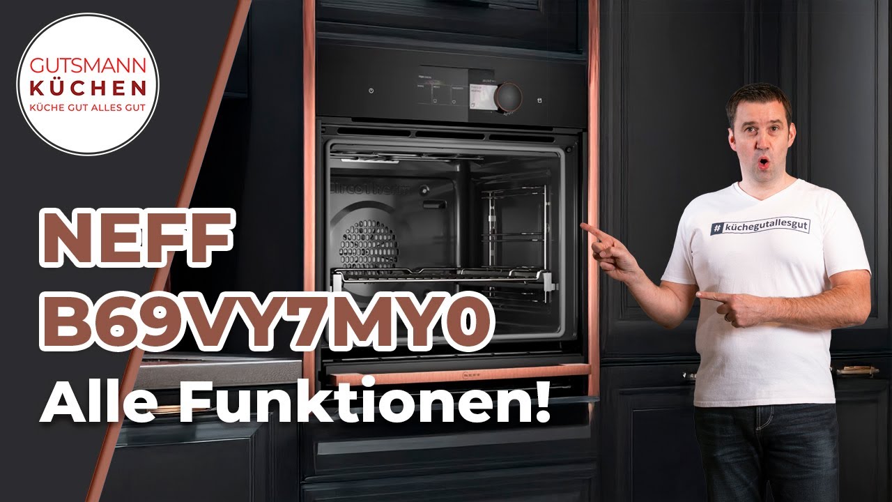NEFF B69VY7MY0 Backofen Unboxing – Dampf, Pyrolyse & Slide&Hide Tür! Alle Funktionen erklärt