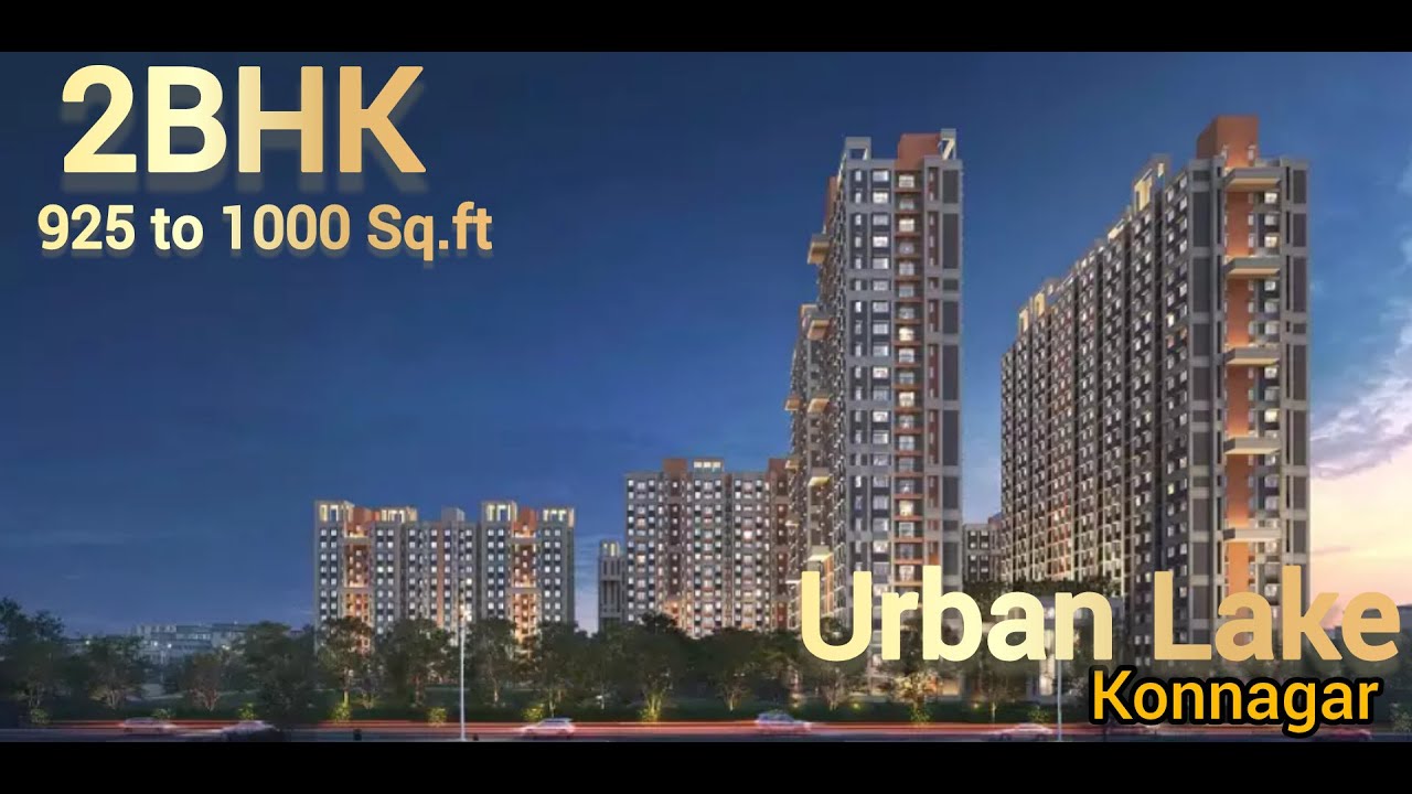 2BHK Flat For Sale in Konnagar | Sugam Urban Lake | Under Construction | 900 Sq.ft