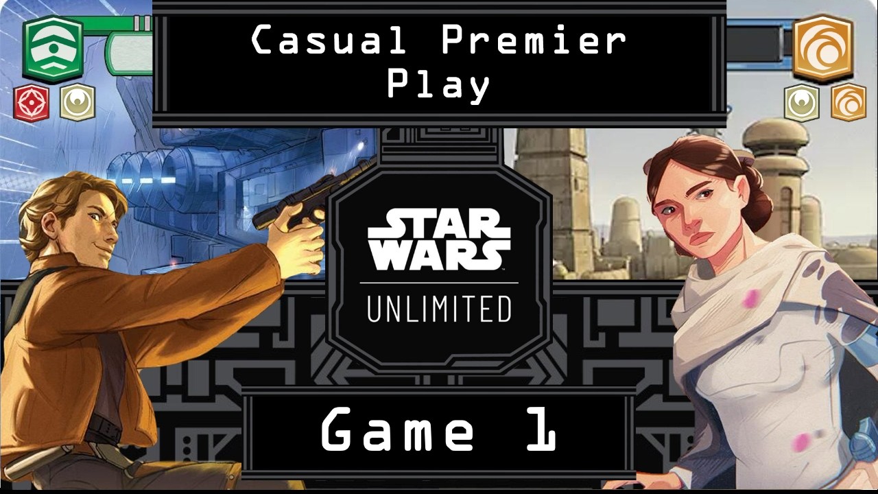 Star Wars Unlimited Premier SEC: Han Solo (SHD) ECL vs. Sabé (SEC) Yellow