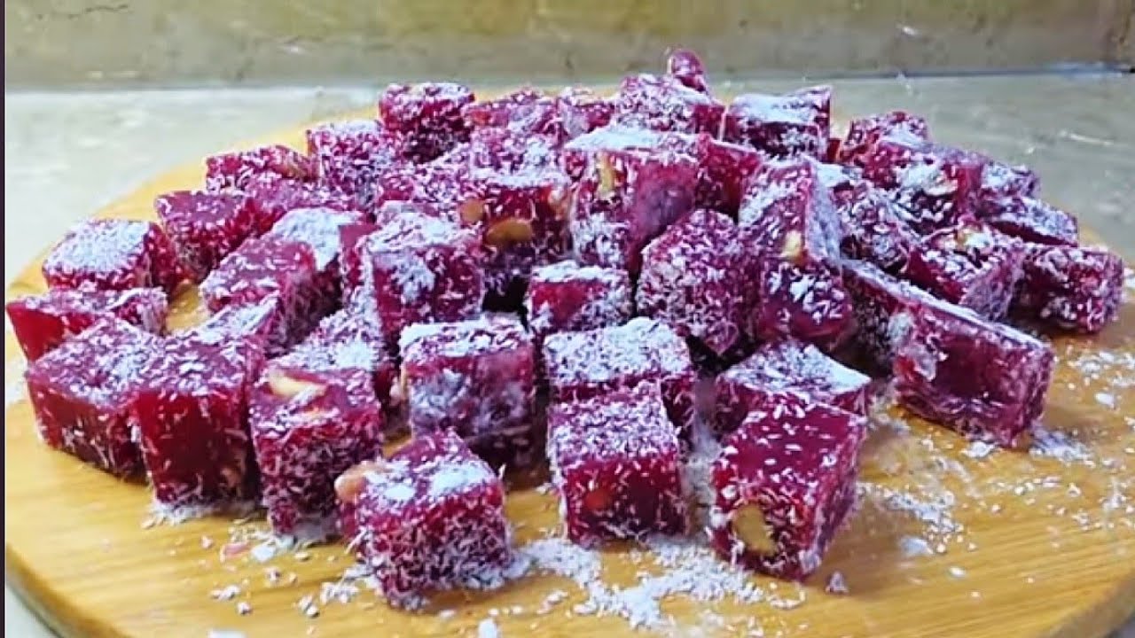  👉BU YÖNTEMLE KİLOLARCA LOKUM YAPIYORUM👌ÇAYN KAHVENİN YANINA  NARLI LOKUM #trending #turkishdelight 