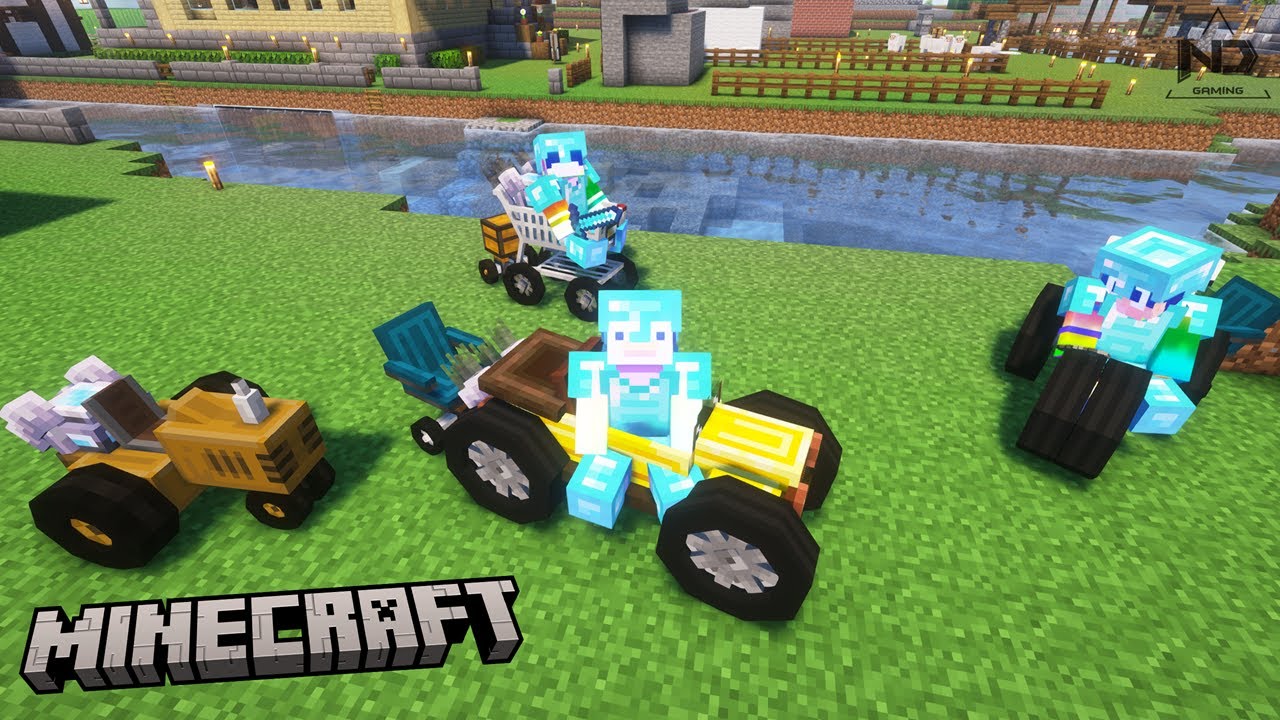 Minecraft Sinh Tồn #9 - Chuyến Phiêu Lưu Offroad Bất Ổn Bằng Xe Mới