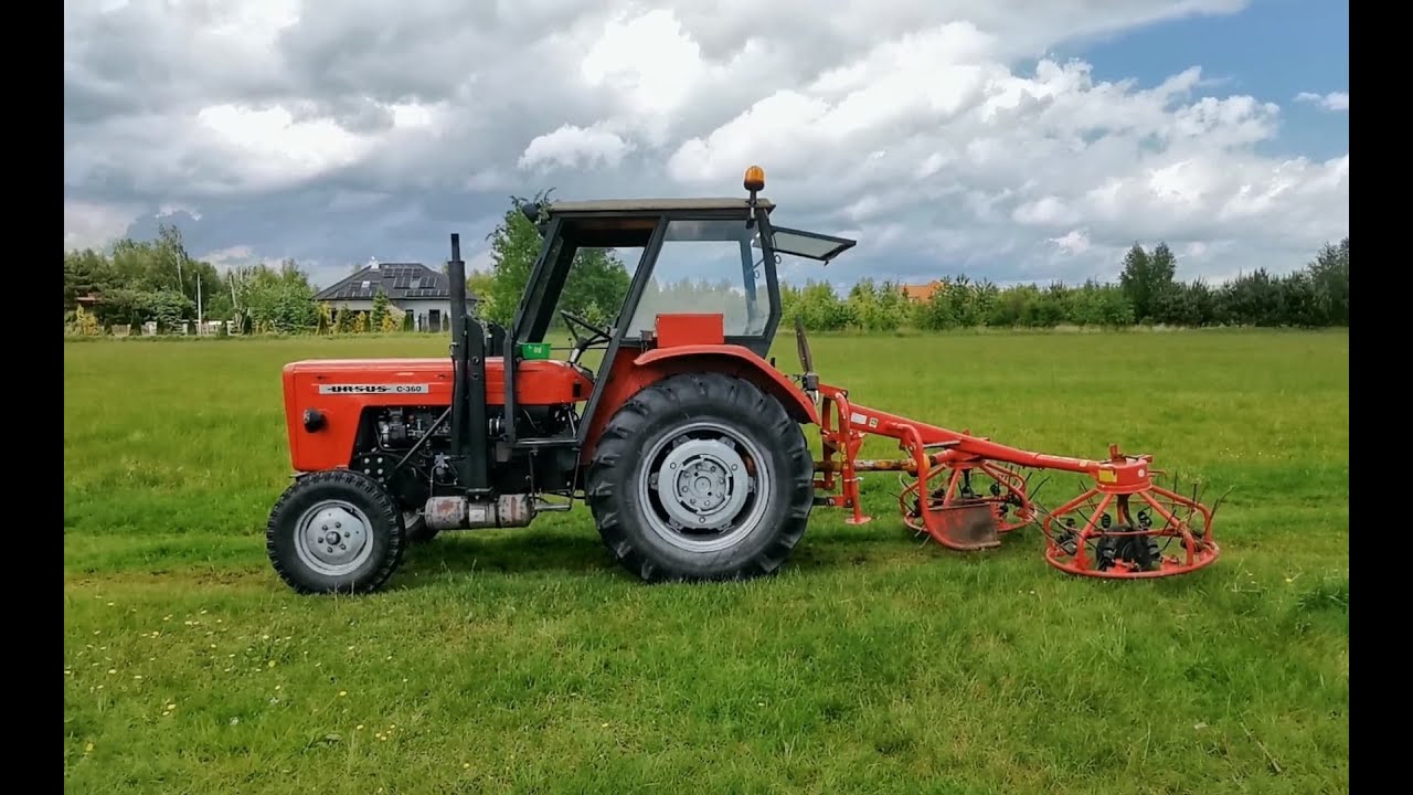 Nowy Nabytek 2022! Przetrząsarko-zgrabiarka Mesko-Rol Z-275 prezentacja i opis |URSUS C-360