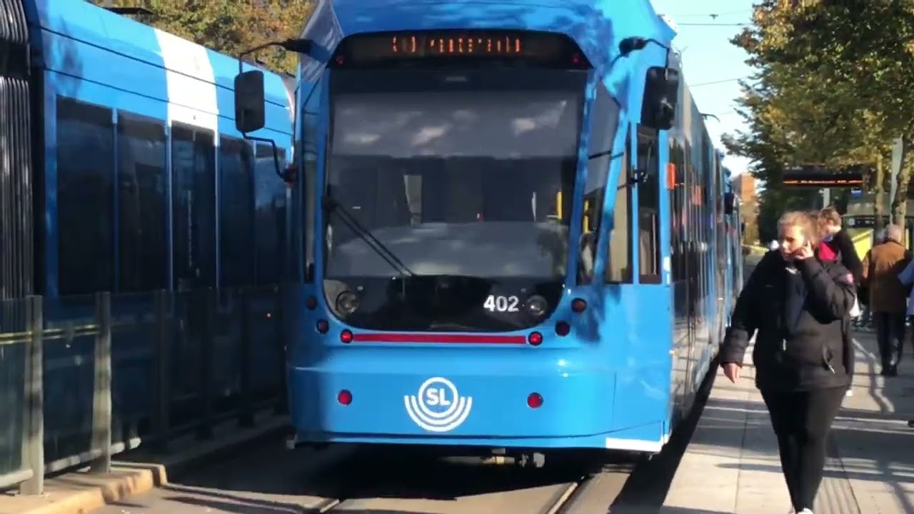 Resan med A32 Tvärbanan från Gullmarsplan - Mårtensdal och omvänt.
