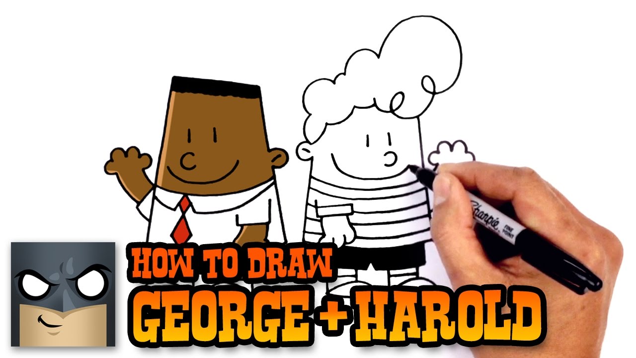 How to Draw George and Harold | Captain Underpants