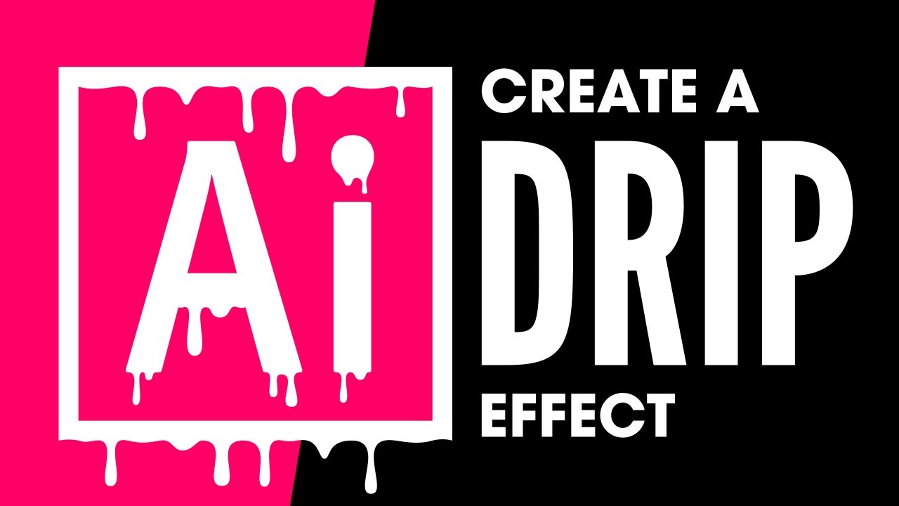 Create A Vector Drip Effect with Adobe Illustrator