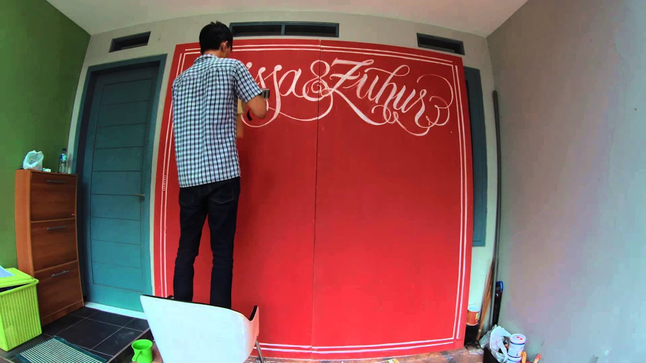 chalk lettering tutorial