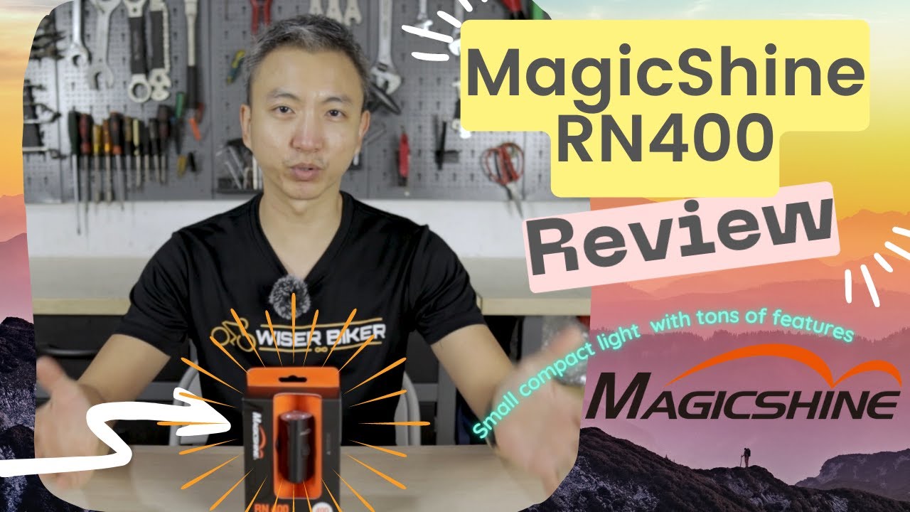MagicShine RN400/ALLTY400 Review | Small BUT Mighty Bicycle Front Light