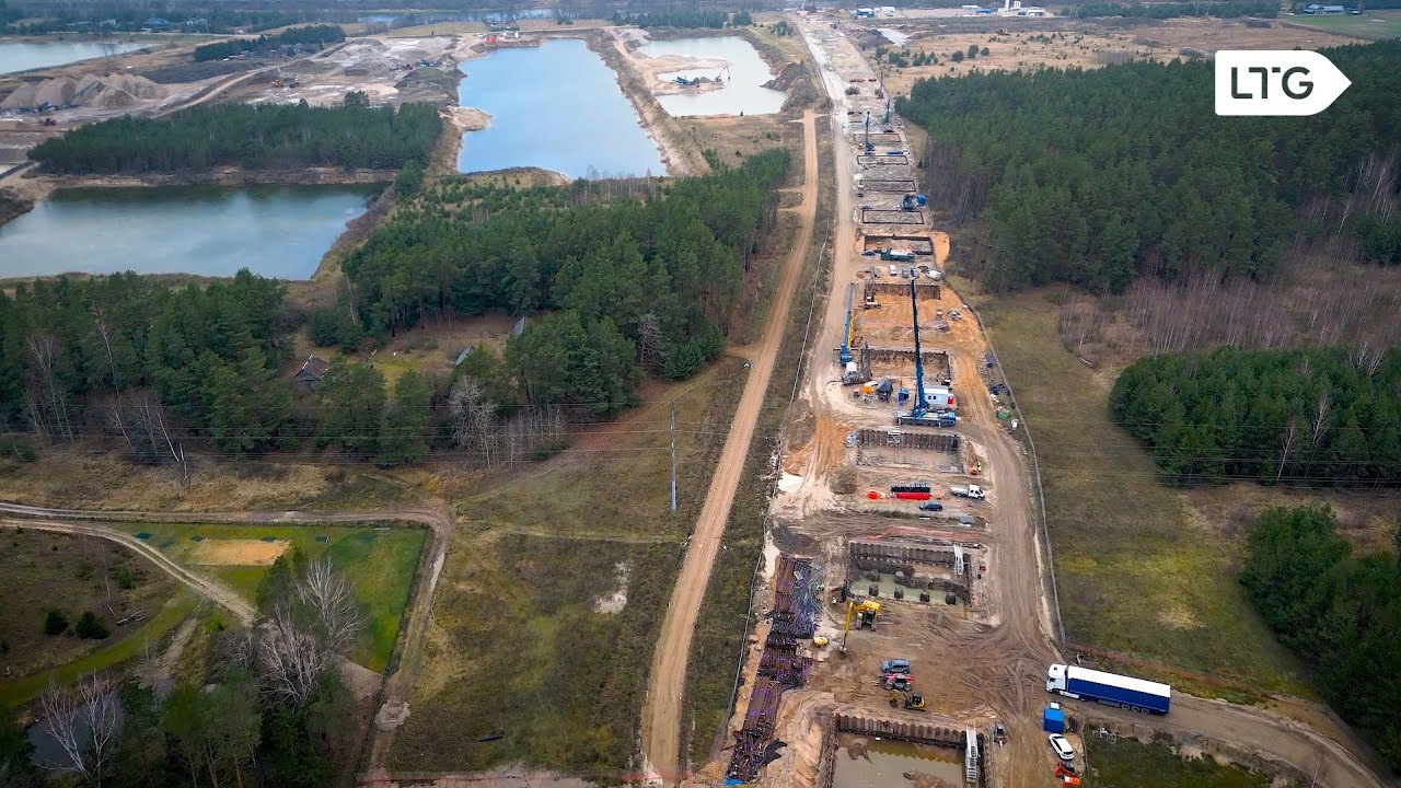 „Rail Baltica“: atlikti didžiausi tilto polių bandymai Lietuvos geležinkelių istorijoje