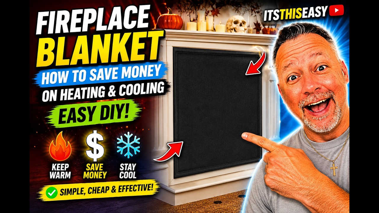 Save Money Heating And Cooling - Fireplace Blanket